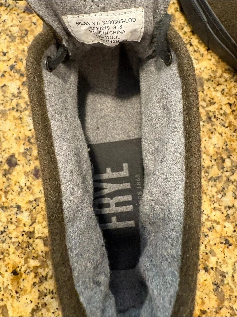 Frye Ludlow Wool Chukka Sneakers Ankle Booties  Boot Men’s Size 8.5